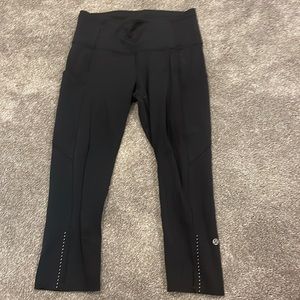 Lulu lemon leggings with reflective dots